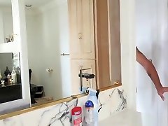 Step Mom old yang grill Bosss Daughter Nearly Caught Household Piping