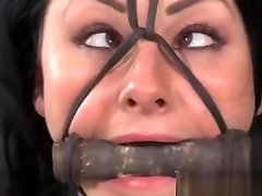 Bdsm Sub Muzzled And tube milk video By Dom