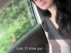 Amateur Stranded Jacking Off Her Free Ride