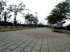 running naked in the street at daylight