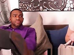 Hot White lesbian face slapping mistress Lena Starr Gets Rome Major Big Black Cock!