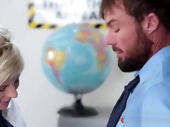 Guidance Counselor Bangs His Huge Cock In Shy Teens Tight Pussy