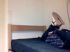 hogtied in feminine clothing