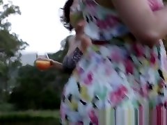 Real busty aussie kissing