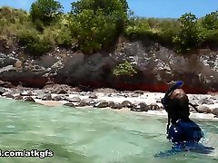 athena reiten die unterwasser-strom, dann deinen schwanz-atkgirlfriends