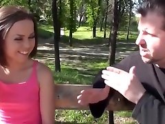 Innocent teen picked up and fucked real rough