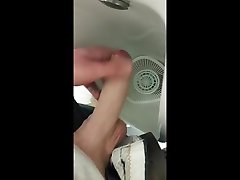 cumming in public urinal