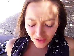Pulled Over To Fuck little woman and big dick Daniels In Public Until We Were Caught Outdoors