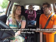 Fake Driving School Learners post lesson horny orgasm fuck