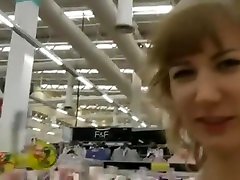 Couple shop fitting ass fuck in threesome sex