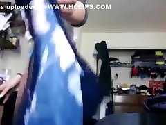 Sexy Teen Trying Her New Panties Before Playing With Her Pussy
