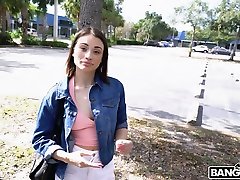 Naughty virgine blood sex girl Liv Wild gives her head and gets laid for cash