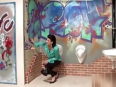 Kinky slut covered in slime