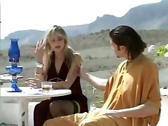 Tasty italian babe fucks some guy outside
