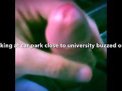 Jerking My Uncut Cock In biggest black cok asian ass whoreing Lot Close To University