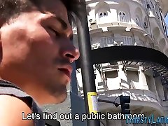 Latino gets face jizzed