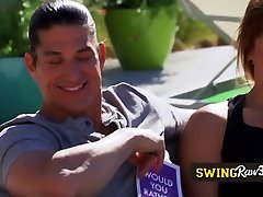 Young swinger couples are excited to fuck complete strangers