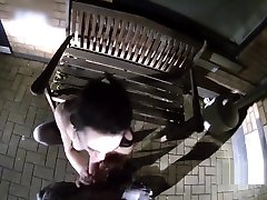 Dirty slut swallows spunk of cop