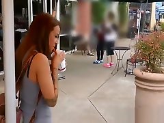 Teen give head in car pov