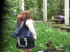Asian teens pee on dude