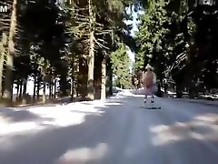 wet herslef Skiing