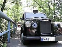 Pierced pussy Asian banged in fake taxi