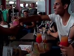 Blonde caned in public www trum jav hd com and bar