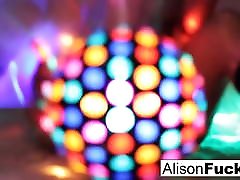 sexy big boobed disco ball babe