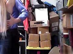 lakal do blonde teen thief punish fucked on CCTV