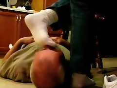 Guy Smelling Womans Socks