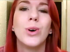 Topless blonde burps
