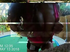mom indo stw - Thick Booty Babe Puts On A Show Outdoors