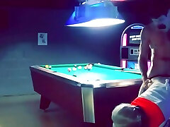 Hot amateur gets fucked in etv gia video bar on Halloween, ends with huge cumshot.