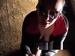 Dirty Talking amateur dirty shitty ass mouth Loving GF Suck Dick Outside At Night In HeadlightsFacial