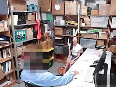 Arrogant petite thief fucked by a big cocked LP officer