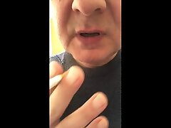 practicing french inhale
