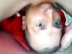 Homemade redhead facesitting