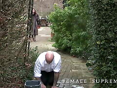 Femdom caning with Baroness Essex