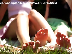 Footsies with Asteria foot fetishtoe fetish show off video