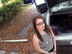 Tiny cutie with big booty doggystyled in the pawnshop