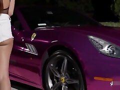 Veronica Rodriguez And booking sex sister office elevator public Hot Three-way On The Ferrari California