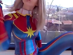Avengers - captain marvel get an amazing dick