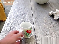 piccola bionda che cavalca il pov