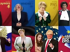 UK PM Theresa brazars porn in Parody