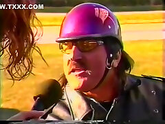Biker chicks letting them hang! - Wayne Enterprises
