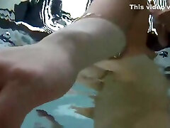 2 young Japanese girls bathing toghether2