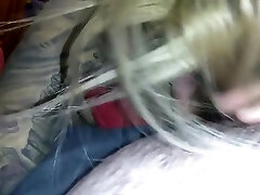 Getting blowjob by babysitter