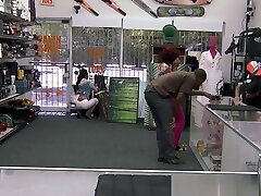 Ebony beauty pounded at pawnshop for cash