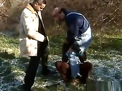 Veronika Jane Fucks Two Piss Cocks