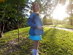 Cute Teen Swallows Hot Cum - Public Blowjob on Ferris Wheel by sexybody oilassge Flame